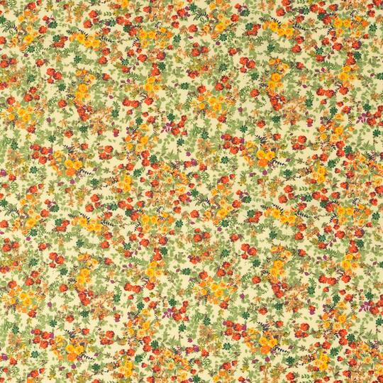 SINGER Orange Butterfly Cotton Fabric Bundle